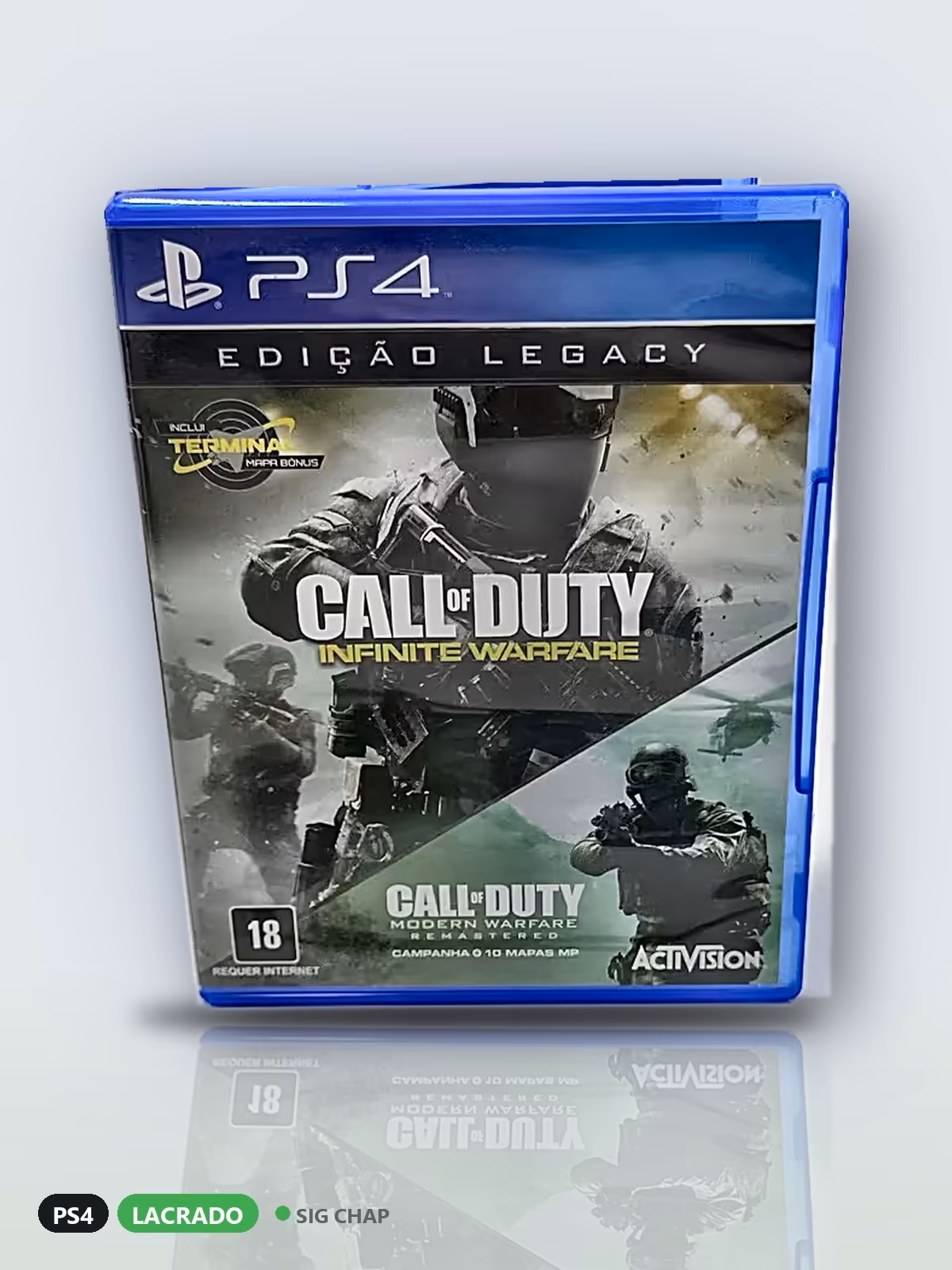 Call of Duty: Infinite Warfare Edição Legacy, PS4, foto real da unidade