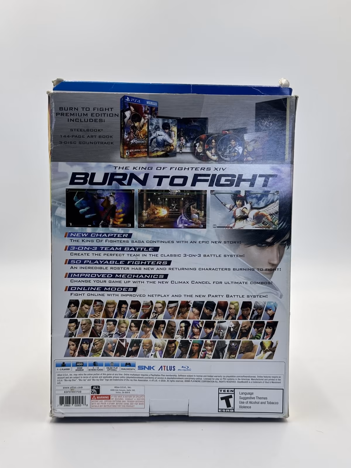 The King of Fighters XIV Burn to Fight Premium Edition, PS4, foto real 7 de 7