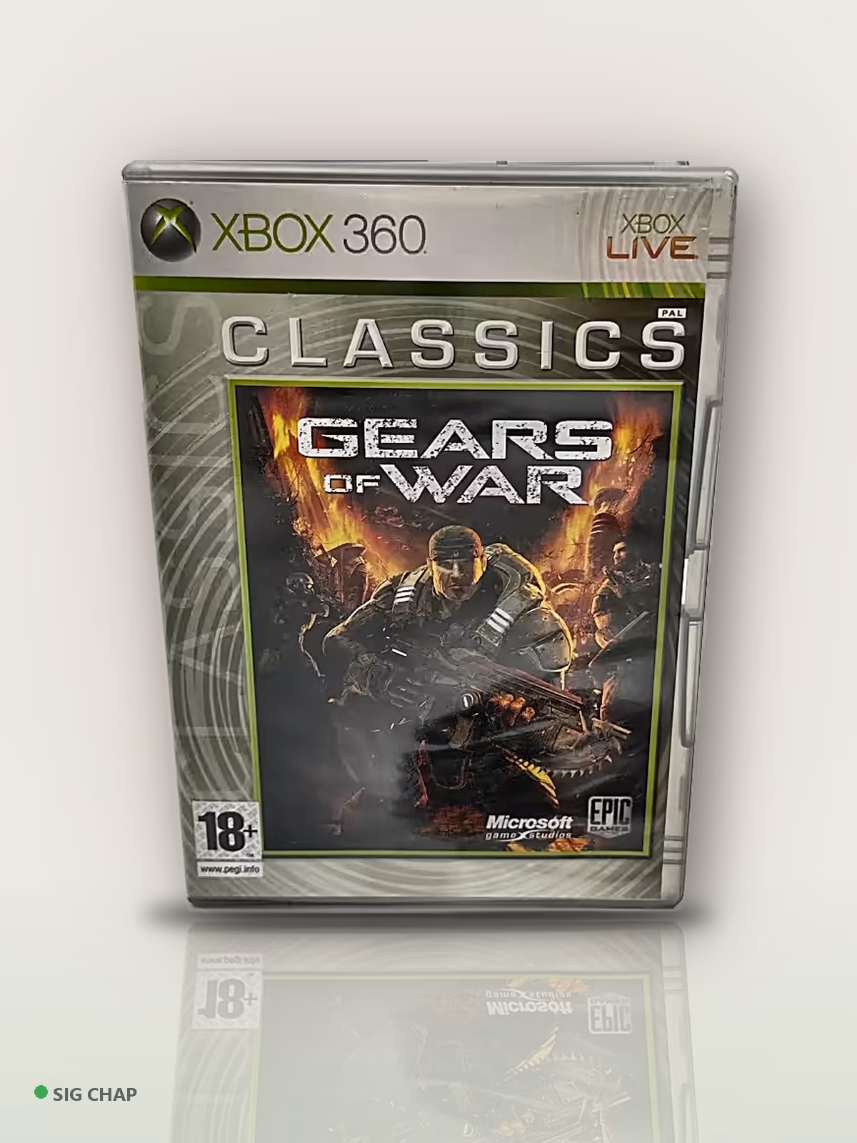 Gears of War (Classics) - Seminovo Completo, Jogos de XBOX 360, foto real da unidade