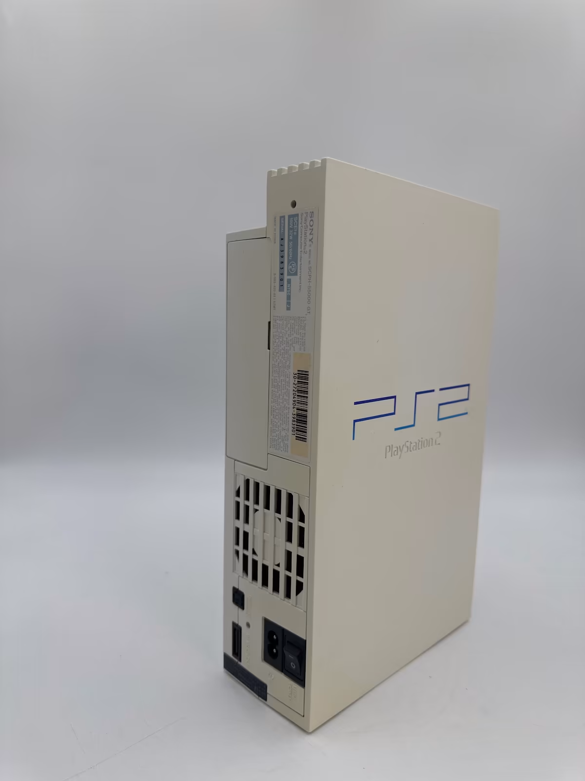 PlayStation 2 Fat Branco (Ceramic White), PS2, foto real 3 de 10