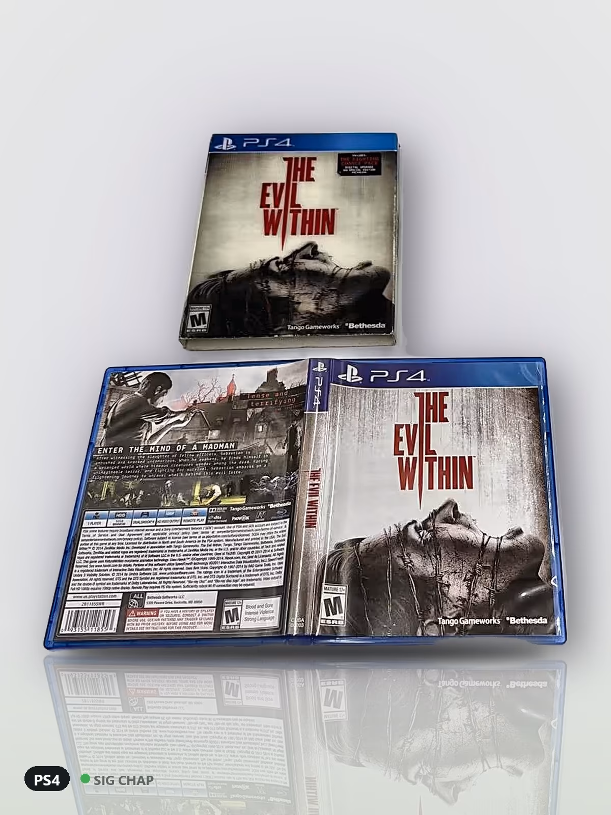 The Evil Within, Jogos de PS4, foto real da unidade