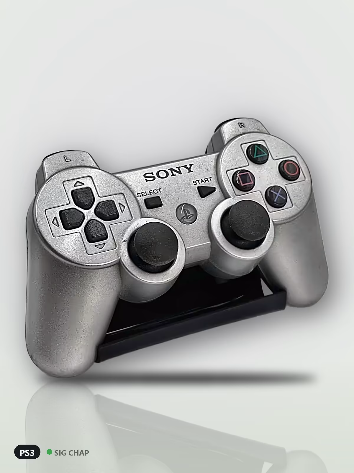 Controle DualShock 3 - Prata, Jogos de PS3, foto real da unidade
