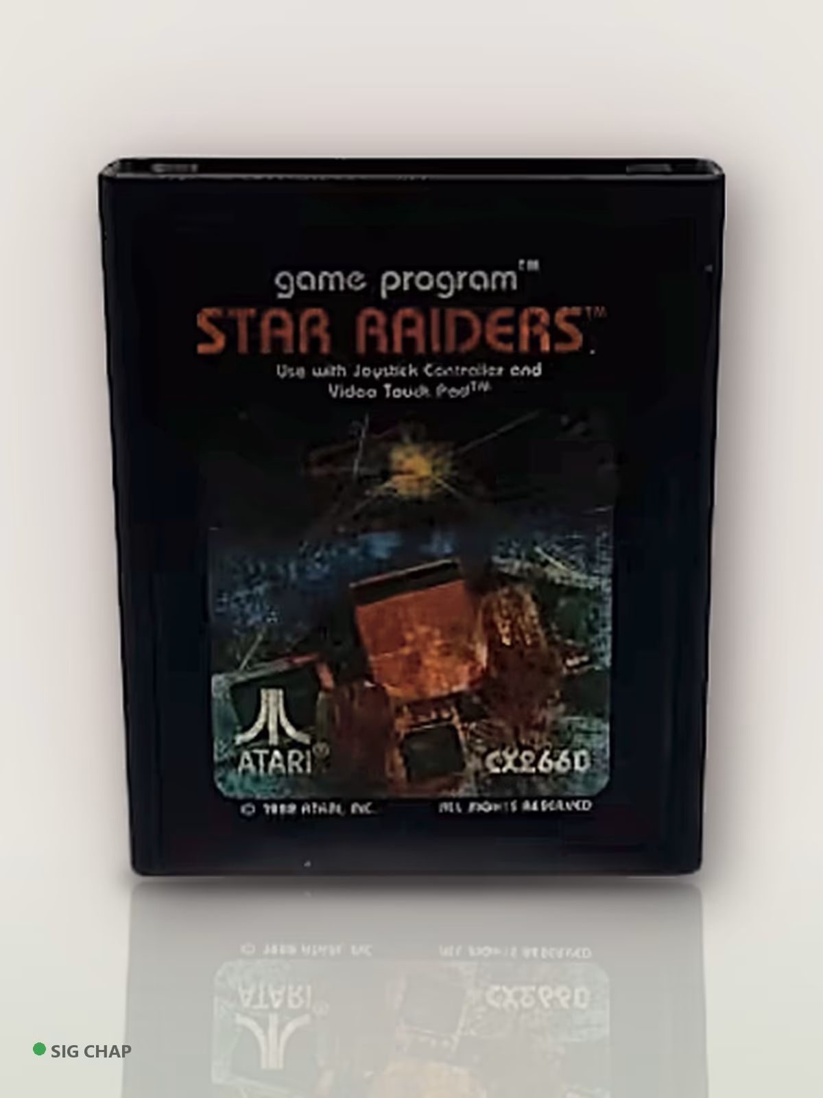 Star Raiders - Seminovo Sem Manual, Atari, foto real da unidade