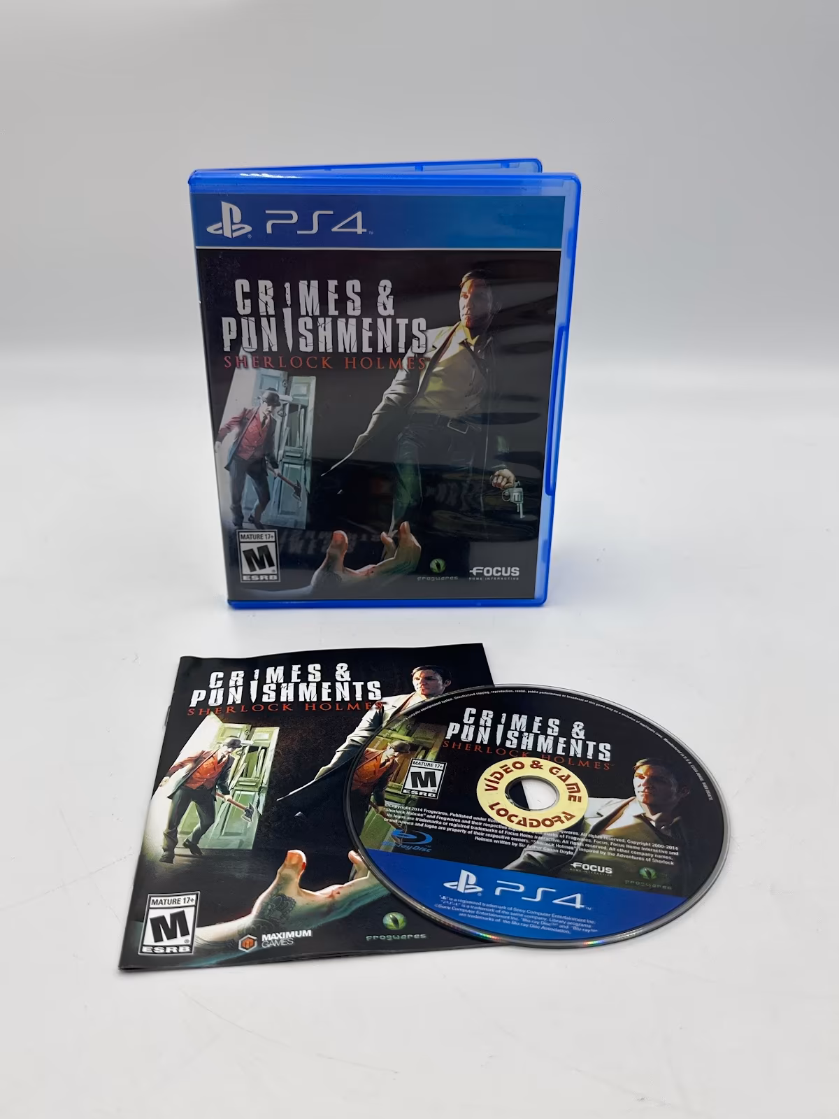Sherlock Holmes: Crimes & Punishments - PS4 - Mídia Física - Seminovo
