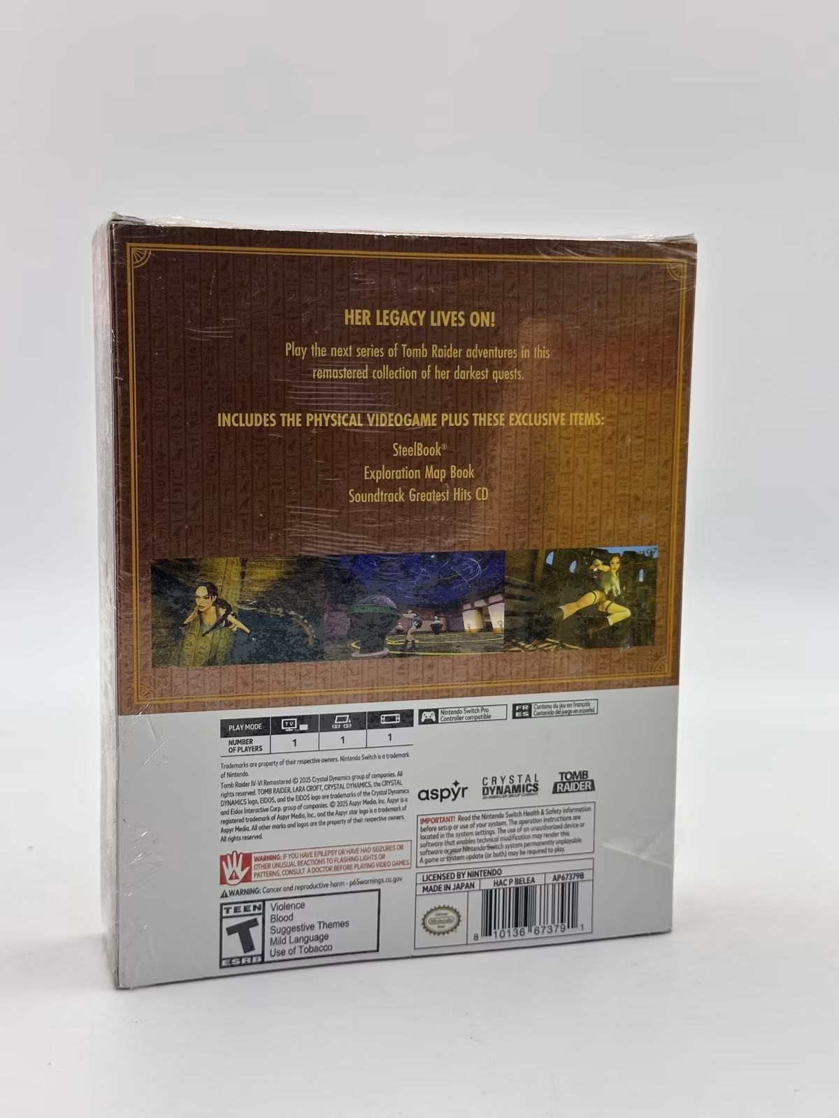 Tomb Raider IV-VI Remastered - Deluxe Edition, SWITCH, foto real 2 de 5