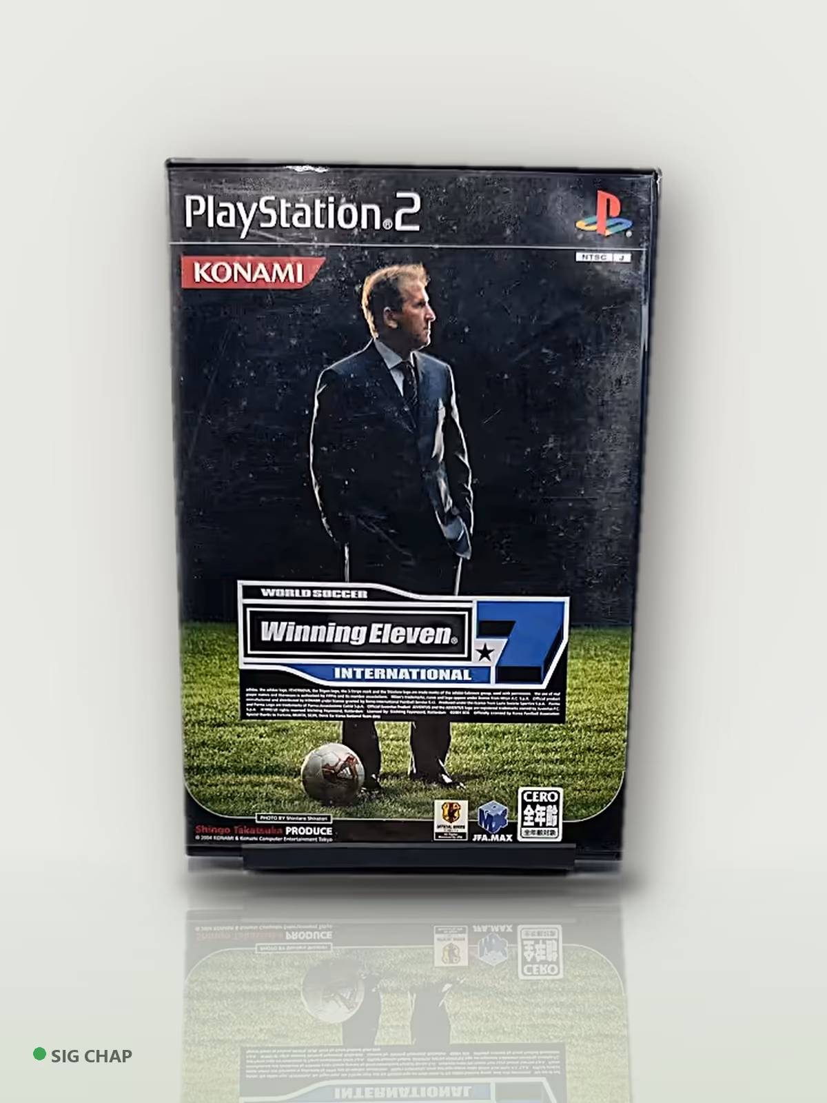 World Soccer Winning Eleven 7 International (Japonês), PS2, foto real da unidade