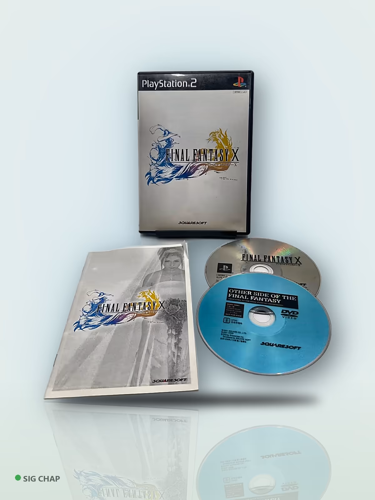Final Fantasy X (Japonês) - Seminovo Completo, Retrô · Jogos de PS2, foto real da unidade