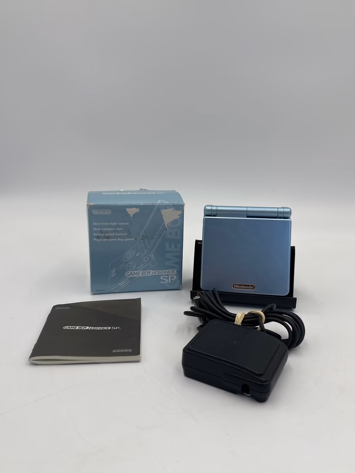 Nintendo Game Boy Advance SP Pearl Blue (Japonês) - Console - Seminovo Completo