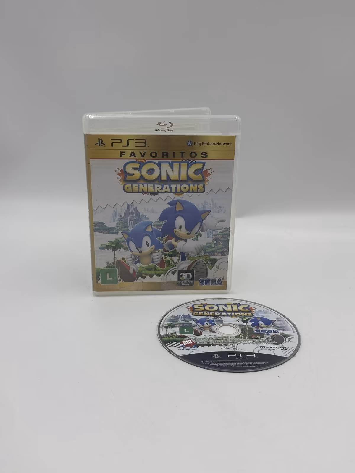 Sonic Generations Favoritos - PS3 - Mídia Física - Seminovo