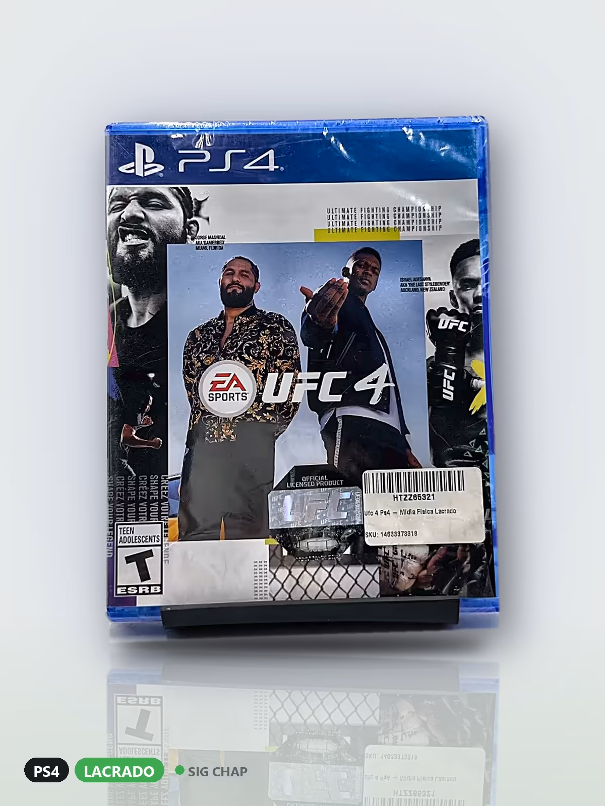 UFC 4, Jogos de PS4 · Lacrados, foto real da unidade