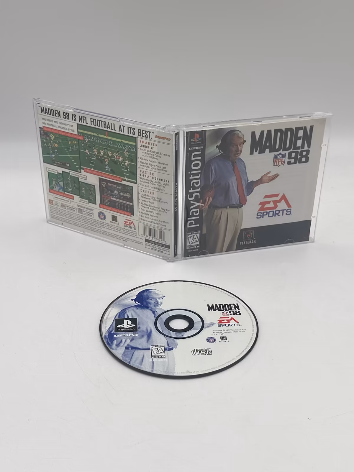Madden NFL 98 - PS1 - Mídia Física - Seminovo Sem Manual