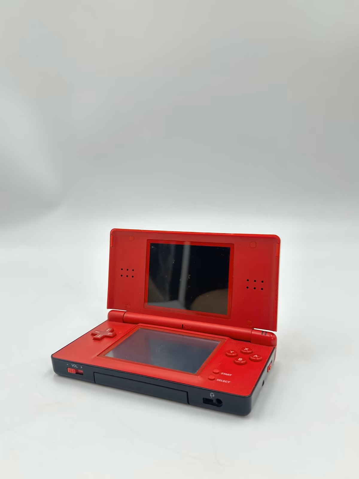 Console Nintendo DS Lite vermelho, foto real da unidade