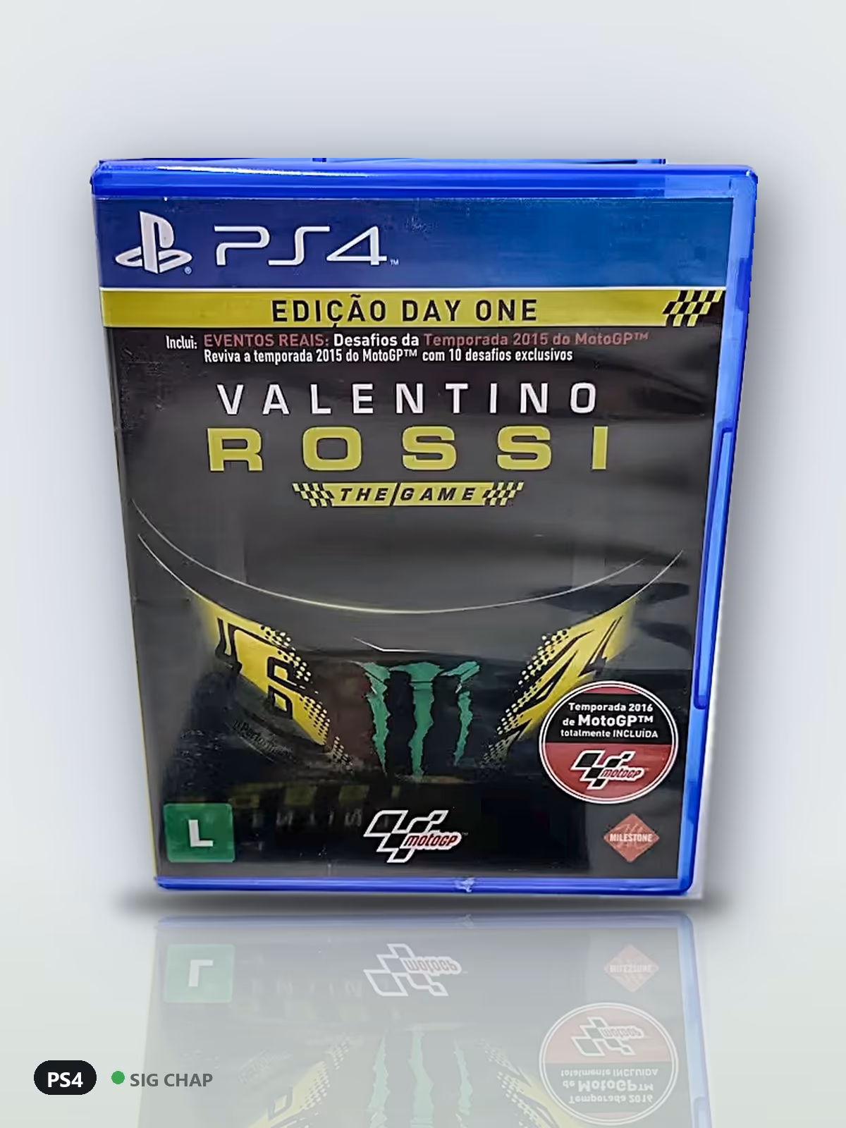 Valentino Rossi The Game, Jogos de PS4, foto real da unidade