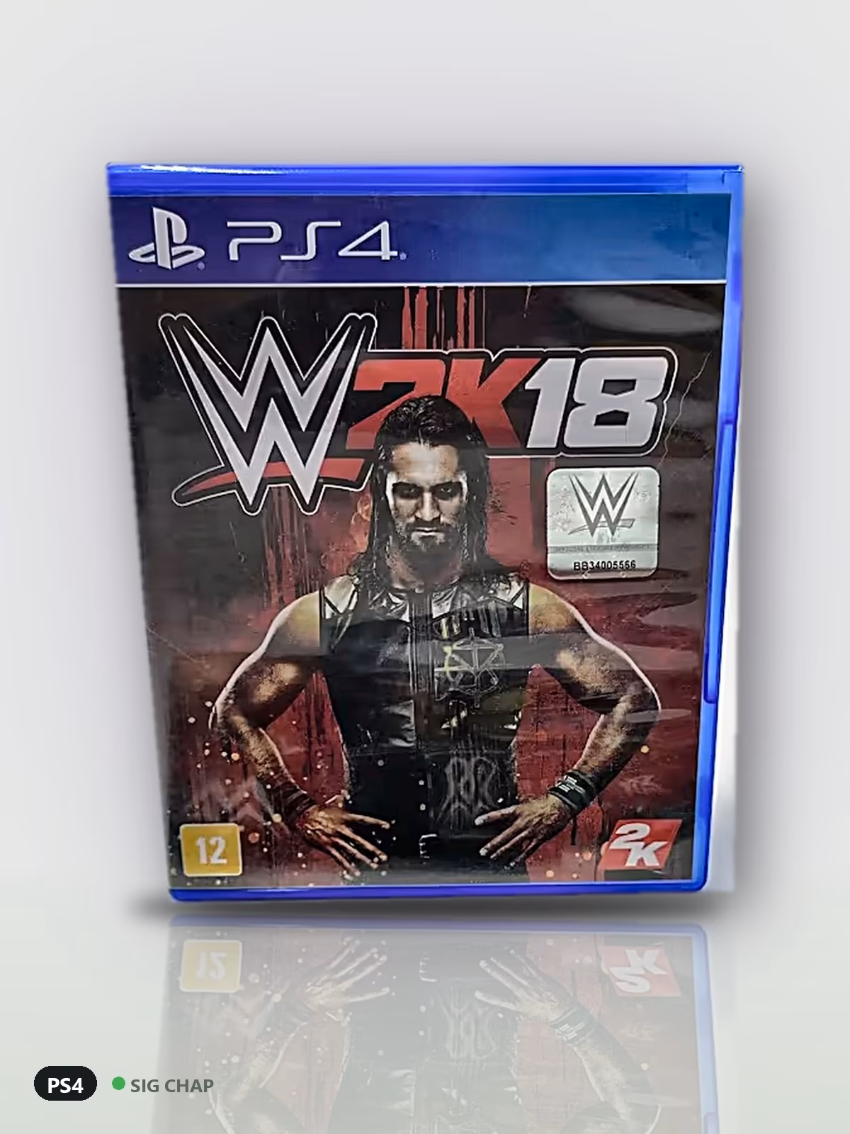 WWE 2K18, PS4, foto real da unidade