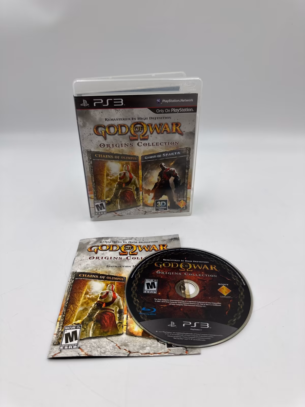 God of War: Origins Collection - PS3 - Mídia Física - Seminovo Completo