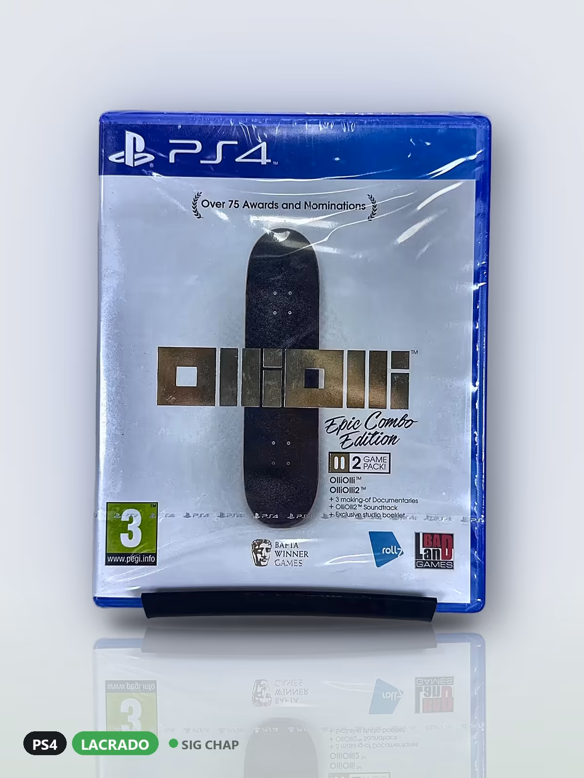OlliOlli Epic Combo Edition, Jogos de PS4 · Lacrados, foto real da unidade