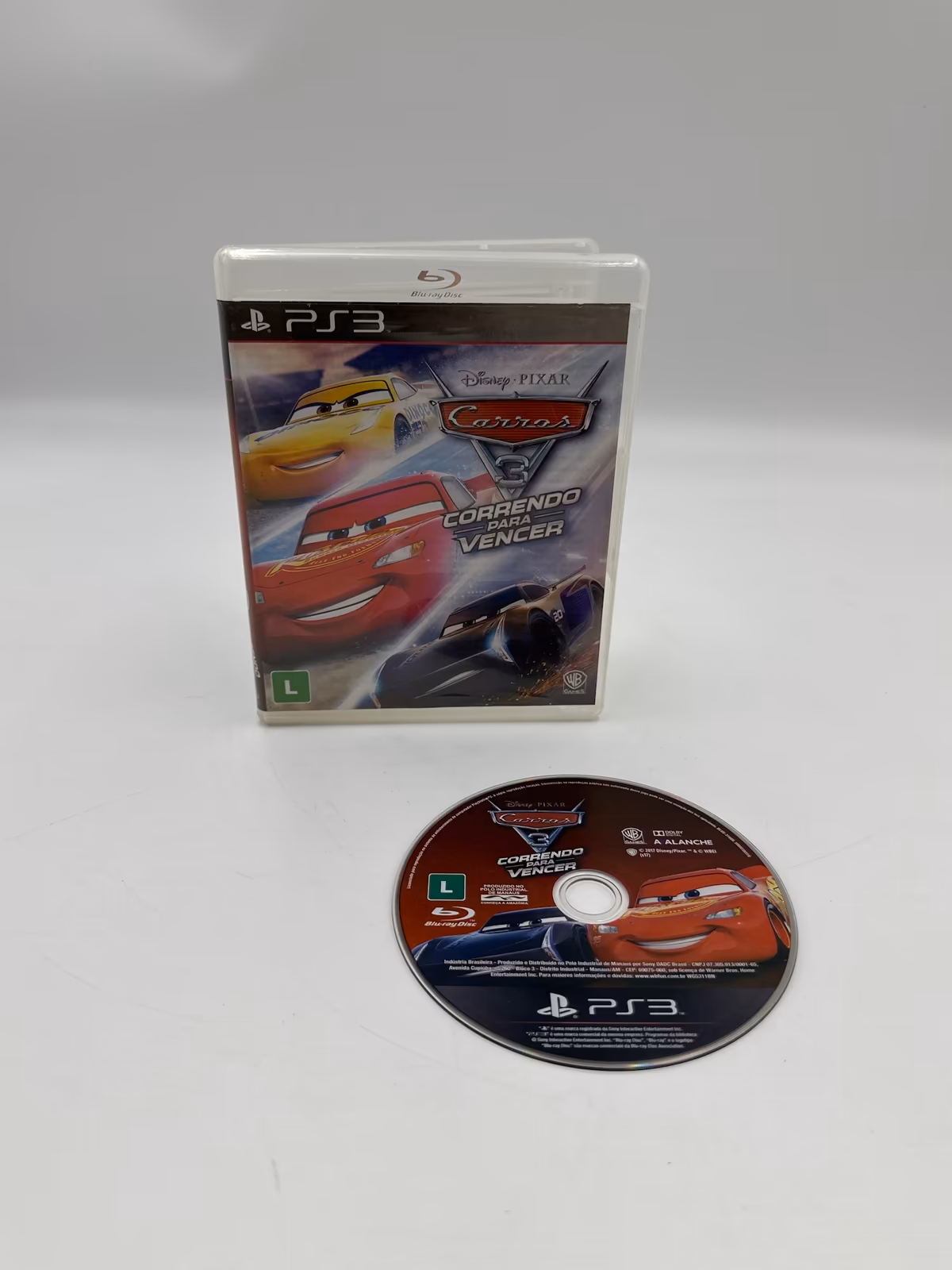 Carros 3: Correndo para Vencer - PS3 - Mídia Física - Seminovo Sem Manual