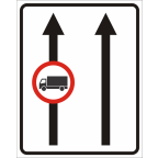 2409-1 - Omejitve in prepovedi na prometnem pasu