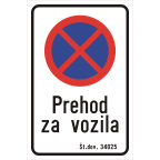 2416 - Prehod za vozila