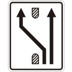 3305-4 - Preusmeritev prometa na drugo smerno vozišče