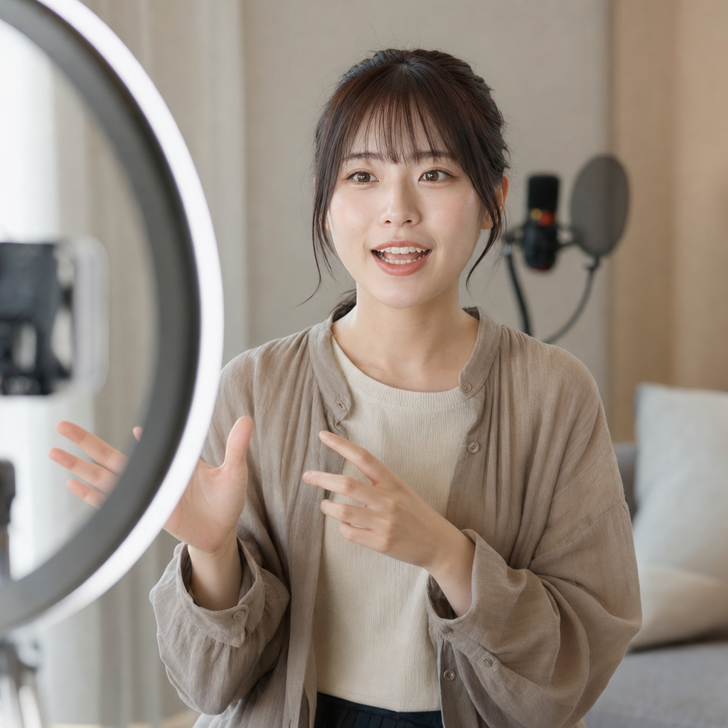 俳優・声優・VTuber志望のメンバーのイメージ