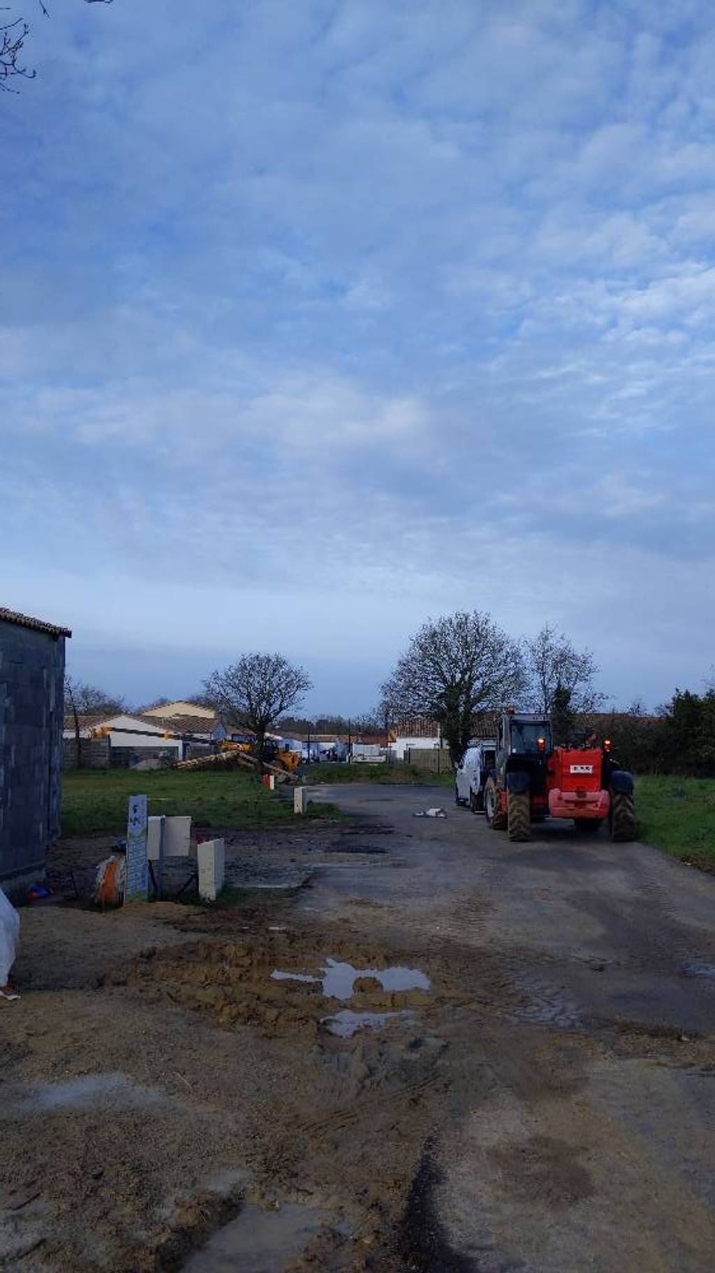 Accès rue des Meuniers pour chantiers
