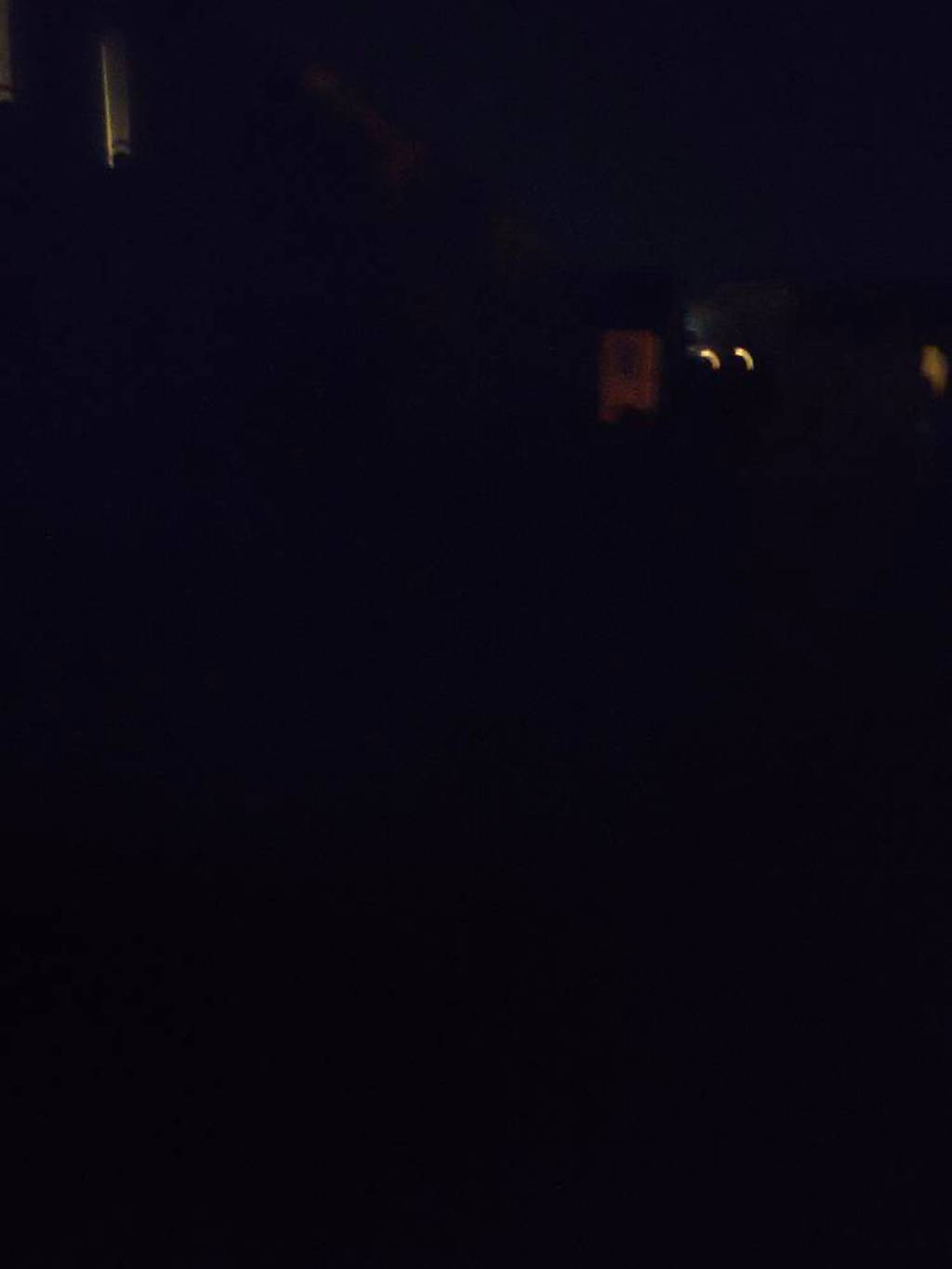 Éclairage public totalement éteint