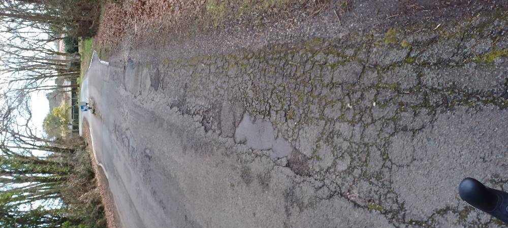 Photo 3 - Chaussée dégradée rue