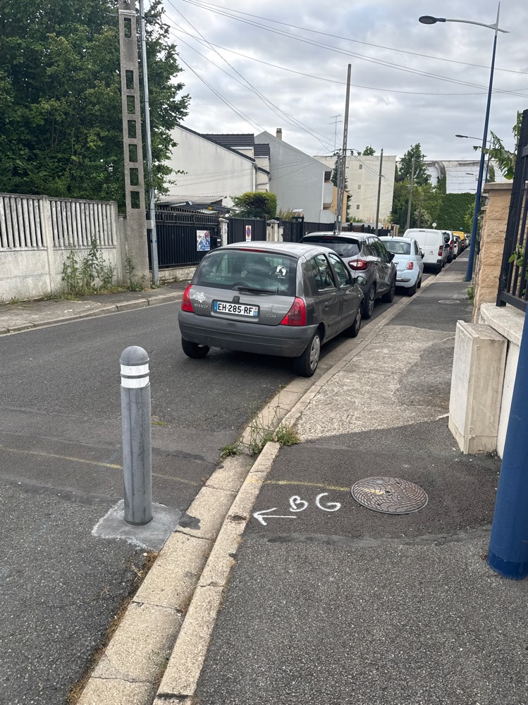 Signalement Stationnement gênant voie publique