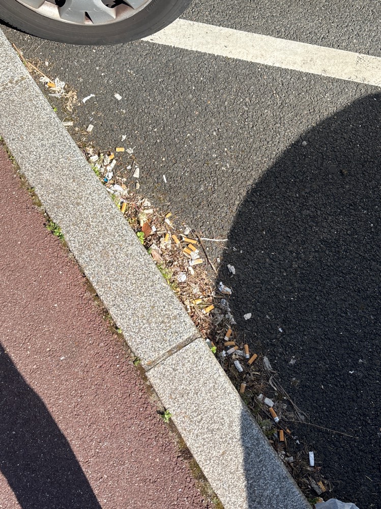 Photo 4 - Déchets sur places de parking