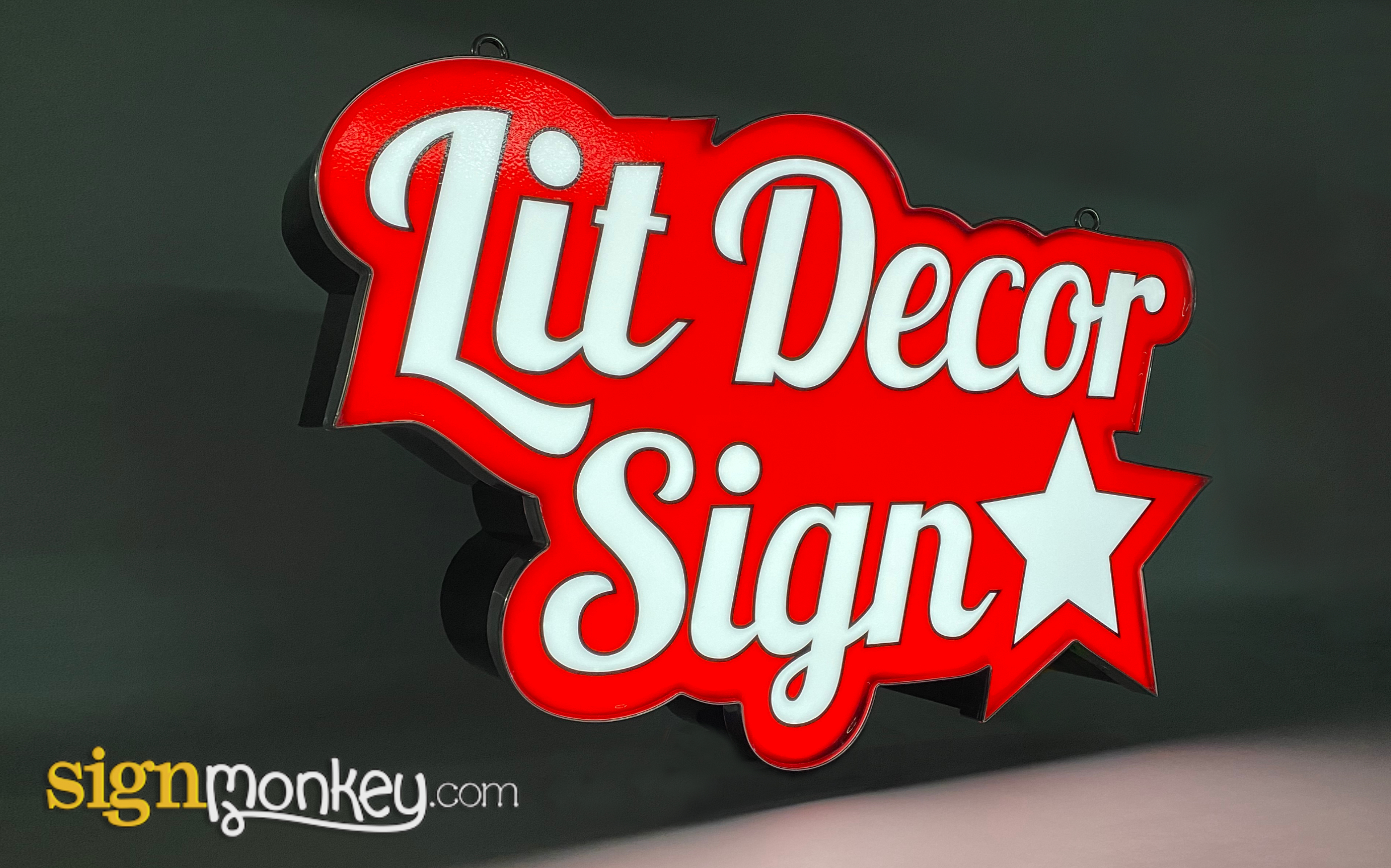 Lit Decor Sign Construction