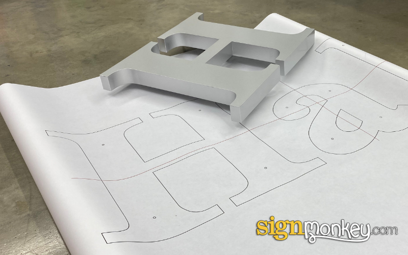 Metal Sign Mounting Pattern