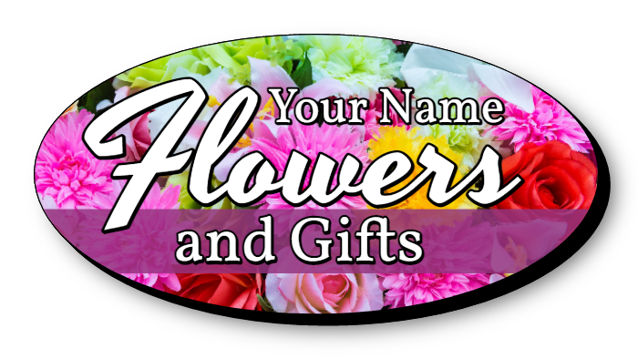 Flowers and Gifts Self Contained LED Lit Cloud Sign