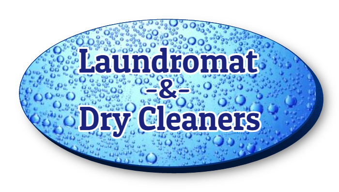 Laundromat and Dry Cleaners Self Contained Oval LED Lit Logo Sign