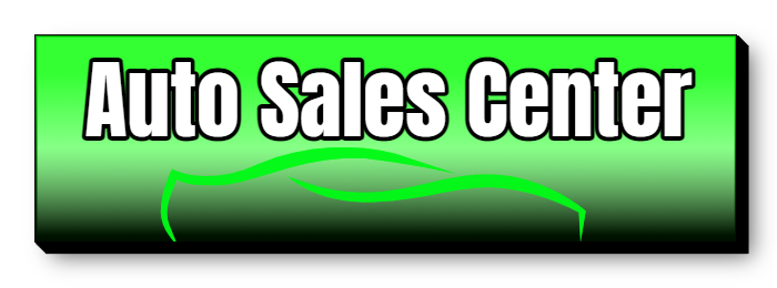 Auto Sales Center Self Contained Rectangle Sign Lit with LEDs