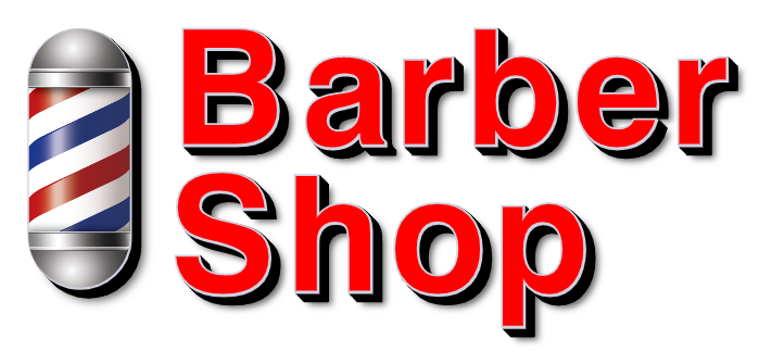 Barber Shop Channel Letters on Raceway lit with LEDs