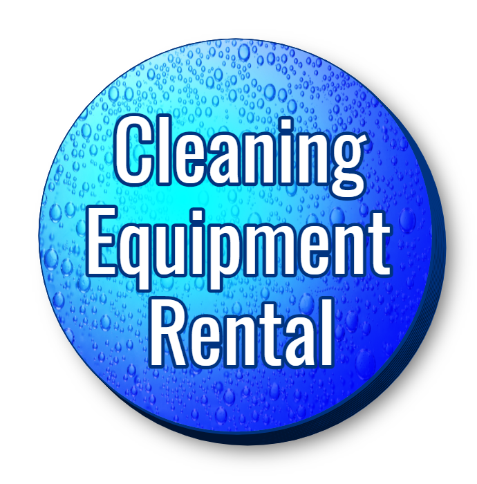 Cleaning Equipment Rental Lit Circle Shape Sign Lit with LEDs