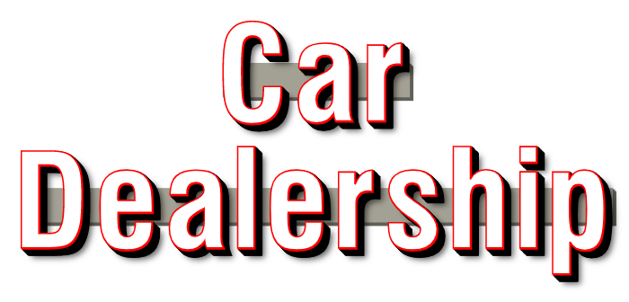 Car Dealership Raceway Lit Channel Letter Sign