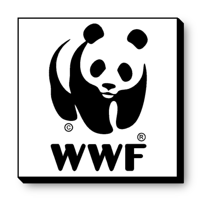 Self Contained WWF Square Sign lit with LEDs