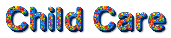 Child care Face Lit Channel Letters Colorful balls