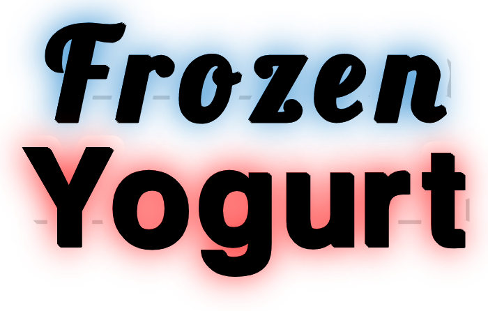 Frozen Yogurt Halo Lit Channel Letters on Raceway