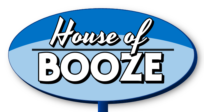 House of booze Double Face Shaped Lit Cabinet