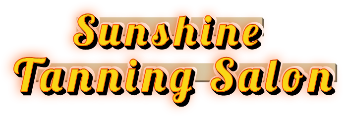 Sunshine Tanning Salon Face and Halo Lit Channel Letters on Raceway