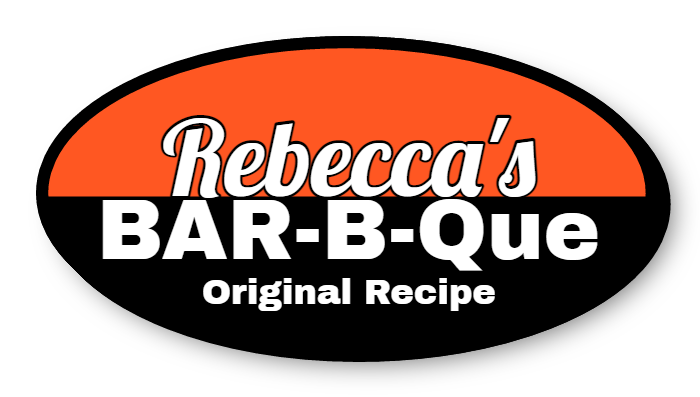 Rebecca's Bar-B-Que Single Face Lit Shape Cabinet Sign