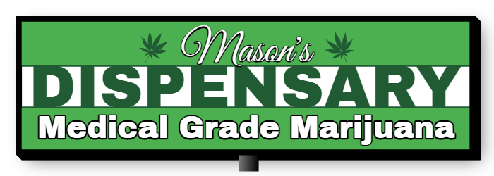 Mason's Dispensary Double Faced Lit Cabinet Sign