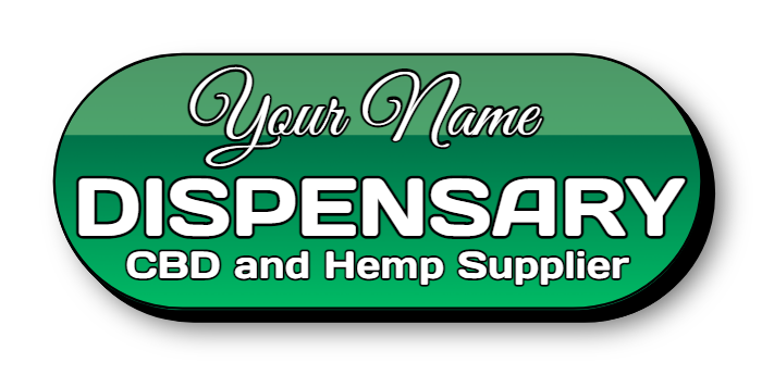 Dispensary Lit Shape Sign