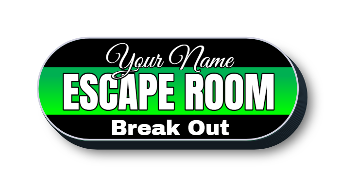 Escape Room Lit Decor Sign