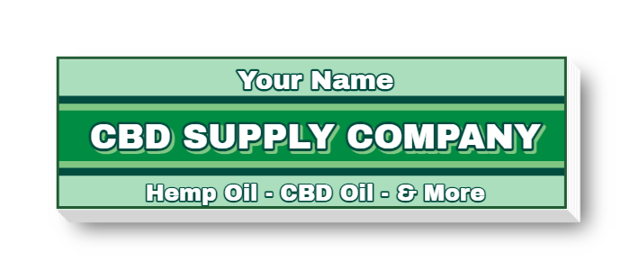 CBD Supply Company Lit Decor Sign