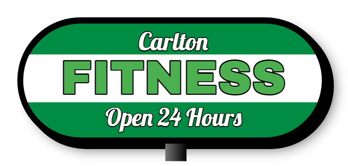 Fitness Double Faced Lit Shape Cabinet Sign