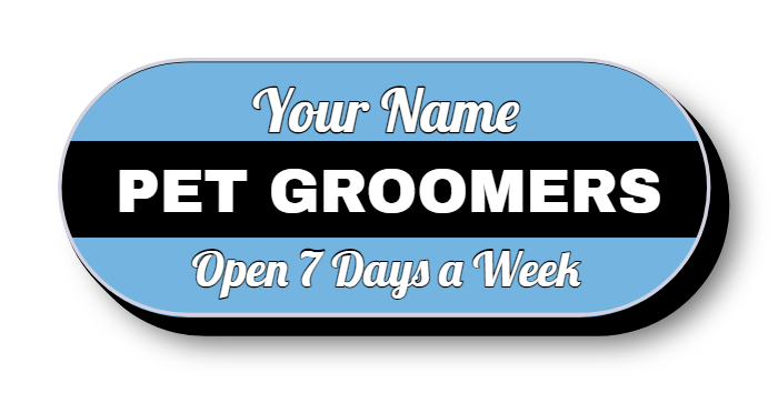 Pet Groomers Lit Decor Sign